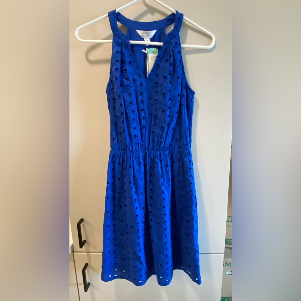 Market & Spruce Cobalt Blue Sleeveless Dress
